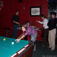  Lauren playing pool 